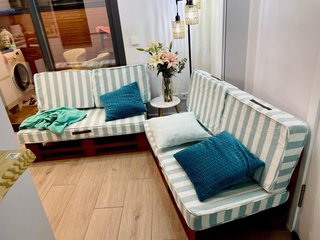 Sofas palets exterior/interior  de 1.22 x 60