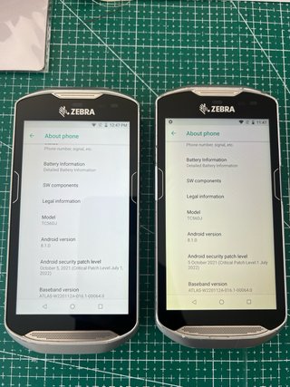 Zebra TC56 PDA con android 8.1