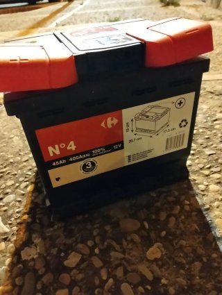 Batería Coche 45Ah 400A(EN) 12V