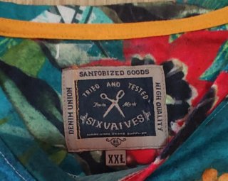 Camiseta Six Valves Estampada Talla XXL