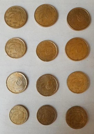 97 monete Euro Diverse