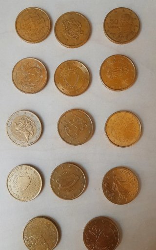 97 monete Euro Diverse
