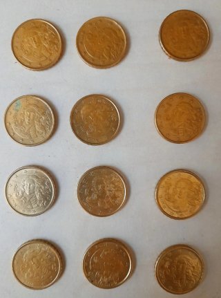 97 monete Euro Diverse