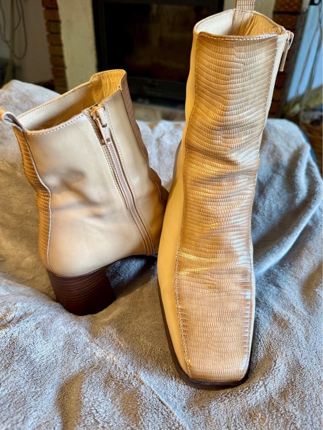 Botas Hispanitas Beige Talla 41 Mujer