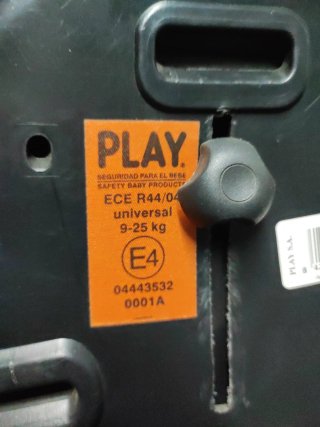 Silla coche grupo 1-2-3 marca Playxtrem