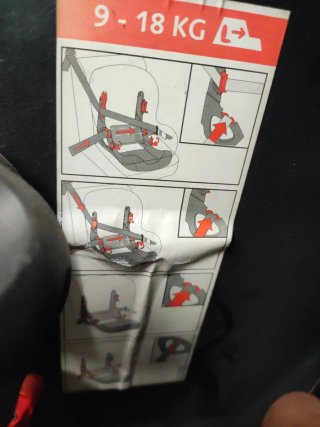 Silla coche grupo 1-2-3 marca Playxtrem