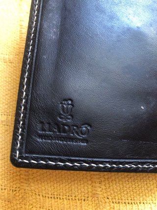 Monedero Billetero Piel Lladró Negro