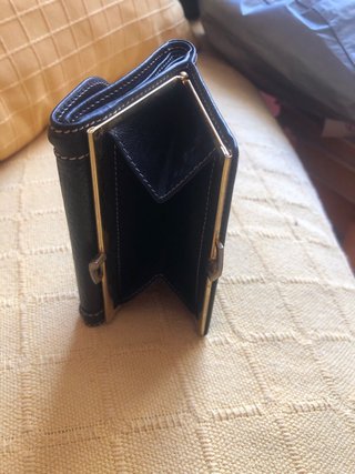 Monedero Billetero Piel Lladró Negro
