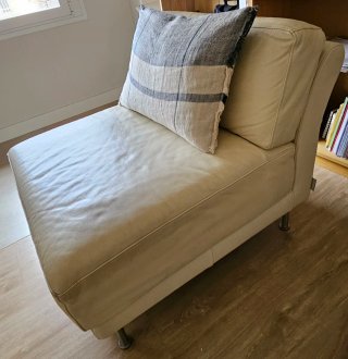 Sillón de piel Habitat