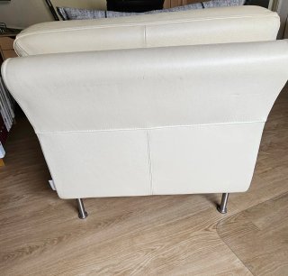 Sillón de piel Habitat