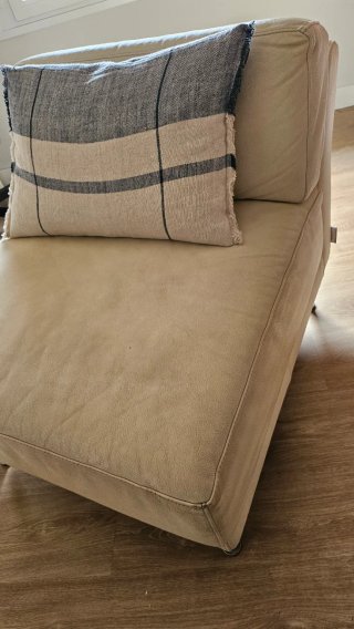 Sillón de piel Habitat
