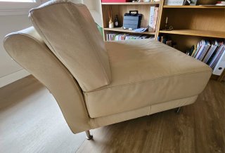 Sillón de piel Habitat