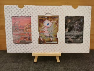 Pokémon 151 Ultra Premium Mew Mewtwo Metal promo