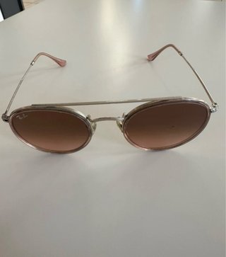 Óculos de Sol Ray-Ban Redondo Rosa/Castanho