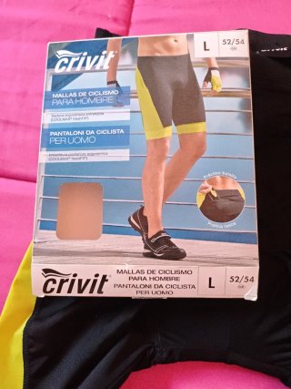 Pantalones Ciclismo Crivit Hombre Talla L