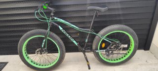 Bicicleta Fat Bike NEÓN 24 Negra/Verde