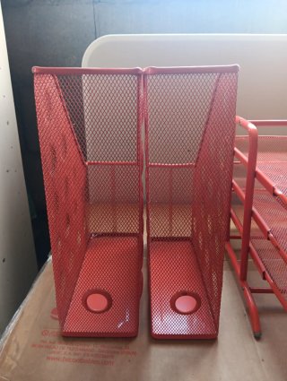 Conjunto organizador escritorio metal ikea