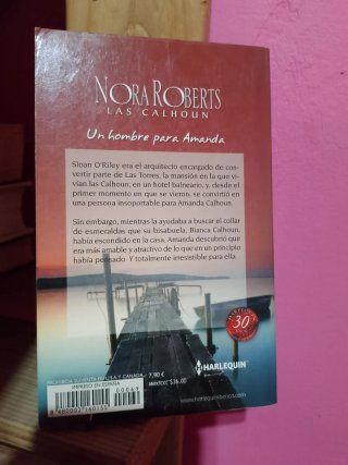 Libro "Un hombre para Amanda" de Nora Roberts
