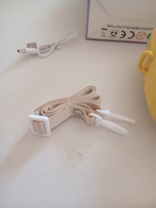 Ventilador Portátil Cuello Amarillo