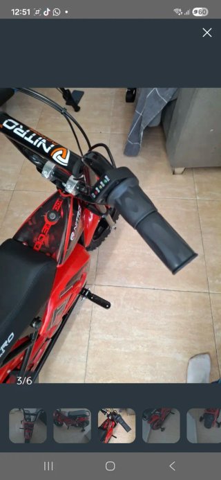 Moto Eléctrica Infantil Nitro Flee