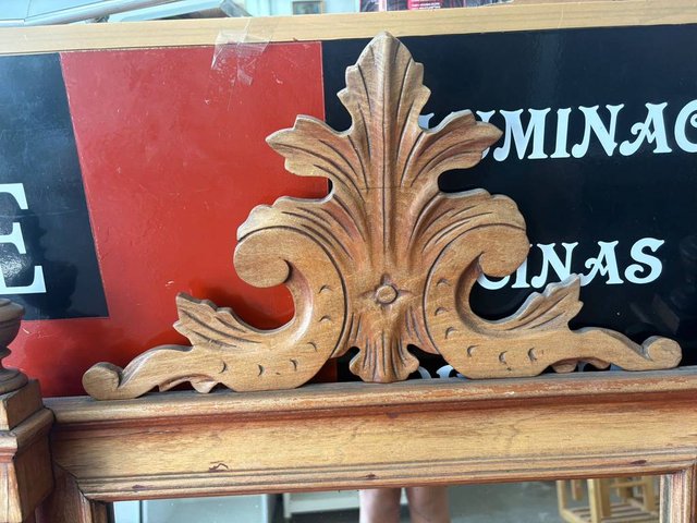 ESPEJO CENTENARIO DE MADERA