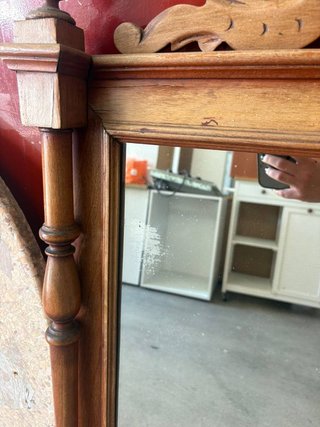 ESPEJO CENTENARIO DE MADERA