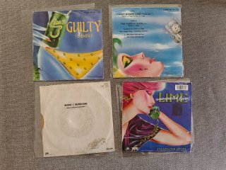 Lote 11 Vinilos Spaguetti disco 80s 7" 45 rpm