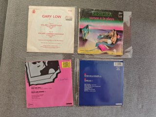 Lote 11 Vinilos Spaguetti disco 80s 7" 45 rpm