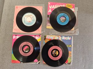 Lote 11 Vinilos Spaguetti disco 80s 7" 45 rpm