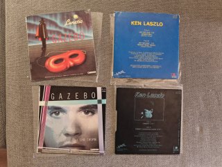 Lote 11 Vinilos Spaguetti disco 80s 7" 45 rpm
