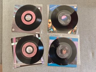 Lote 11 Vinilos Spaguetti disco 80s 7" 45 rpm