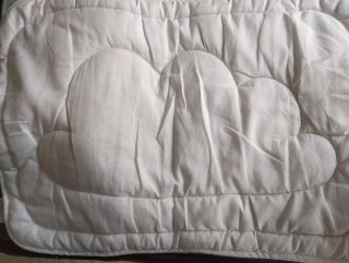 Conjunto edredón cuna: funda sábana y almohada