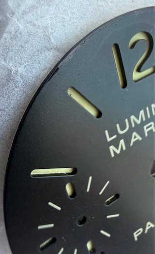 Esfera y agujas Panerai Luminor Marina