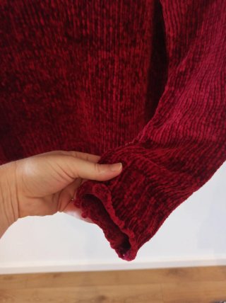 Jersey chenilla rojo