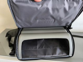 Trona portátil Babify gris