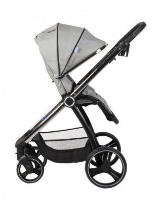 Carrito de bebé gris