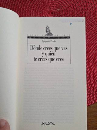 Dónde crees que vas y quién te crees que eres