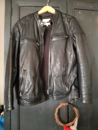 Chaqueta de cuero Pepe Jeans Negra