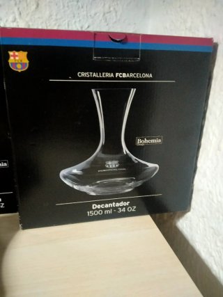 Set bicchieri Barça Bohemia e vassoio aperitivi