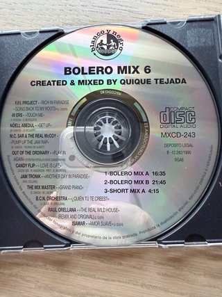 CD Bolero Mix 6 Raul Orellana