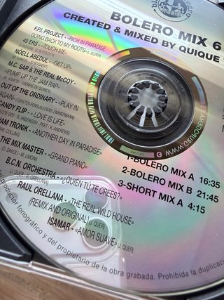 CD Bolero Mix 6 Raul Orellana