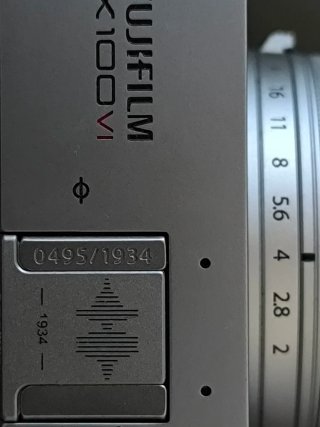 Fujifilm X100VI Edición Limitada 1934