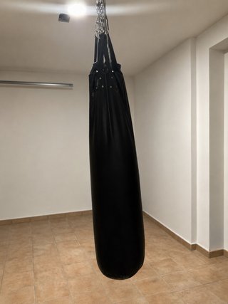 Saco boxeo y kick boxing negro