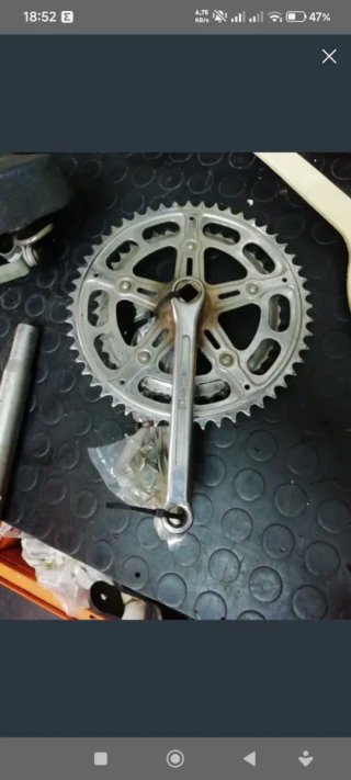 Bielas y plato de bicicleta Isbelino