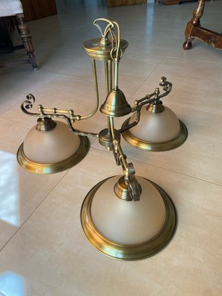 Lámpara de techo antigua bronce