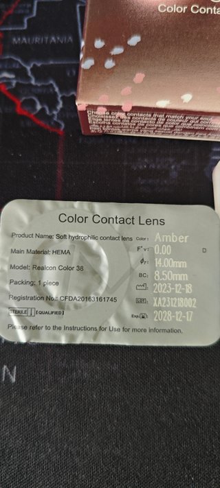 Lentillas de color Magister multicolor