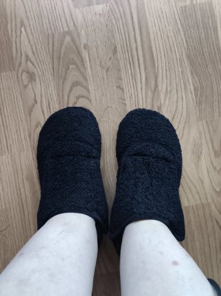 Zapatillas casa mujer negras T.42
