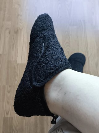 Zapatillas casa mujer negras T.42