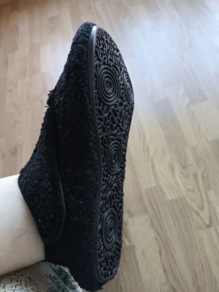Zapatillas casa mujer negras T.42