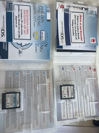 Lote 2 Juegos Nintendo DS: English Training y Brai